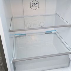 高年式!2025年製! ハイアール スリム2ドア冷蔵庫 201L 大容量冷凍室72L 幅525mm JR-M20A①の画像