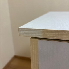 木製鏡台(丸イス付)の画像