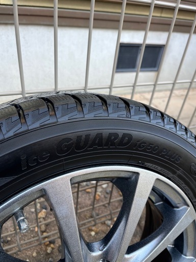 ホイール付きスタッドレスタイヤ　155/65R14 袋ナット付　YOKOHAMA (アイスガード　IG50プラス)