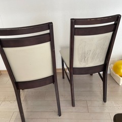 ダイニングチェア２脚の画像