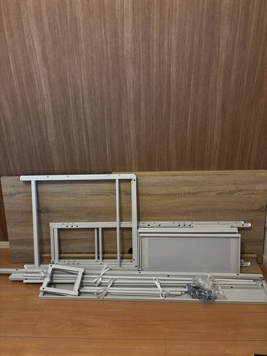 LOWYA サイドラック付きパソコンデスク