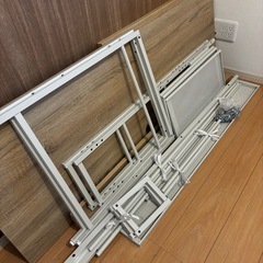 LOWYA サイドラック付きパソコンデスク　 の画像