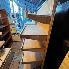 木製陳列棚 ゴンドラ 什器 シェルフ ③の画像