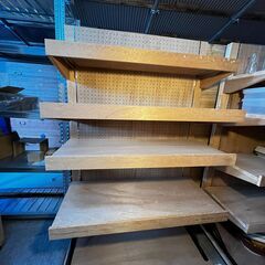木製陳列棚 ゴンドラ 什器 シェルフ ③の画像