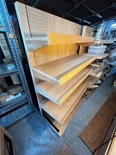 木製陳列棚 ゴンドラ 什器 シェルフ ③