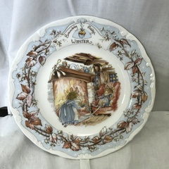 ⭐︎ドリーム2号館⭐︎⭐️ジモティー割引⭐️Royal Doulton ブランブリーヘッジ Winterカップ＆ソーサー プレートセット ＊箱なしの画像