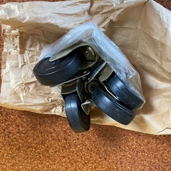 引き出し付きテレビ台　収納棚　車輪付き　ナチュラルウッドカラー　オレンジ　イエローの画像