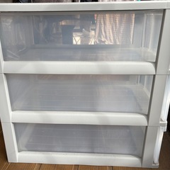 【決まりました】無料 アイリスオオヤマ ロングチェスト 3段  の画像