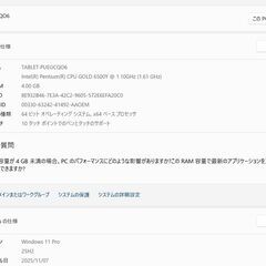 Surface Go 3/intel Pentium GOLD/64GB/4GB ④の画像