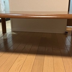 【無料】不二貿易ローテーブル　120cm×75cm×38cm　の画像