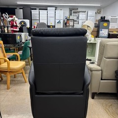 NITORI ニトリ 電動リクライニングチェア コンフェ革 ブラック 2022年の画像