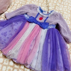 【受け渡し予定者決定】80 女の子　女児服　ジャケット・ポンチョ　冬服　ディズニーの画像