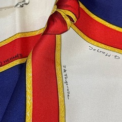 D7046【エルメス】カレ90 フランス国立乗馬学校 大判 スカーフの画像