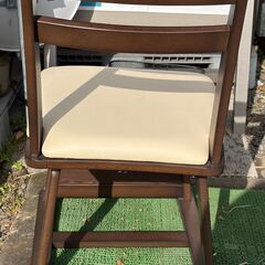 超美品！山善　ダイニングこたつ　回転チェアの画像