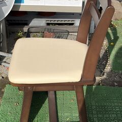 超美品！山善　ダイニングこたつ　回転チェアの画像