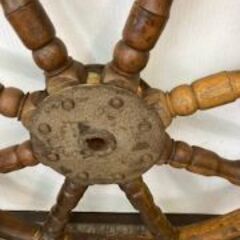 ID:700925　操舵輪　アンティークの画像