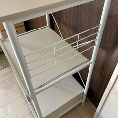 キッチンラックキッチン収納の画像