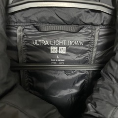 美品　ウルトラライトダウン 3Dカット Ｌサイズ　ユニクロの画像