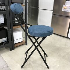 ＼家具＊家電のお店／【ｼﾞｬﾝｸﾞﾙｼﾞｬﾝｸﾞﾙ石川金沢店】おりたたみチェア  ブルー   W(幅)30×D(奥行き)45×H(高さ)77cmの画像