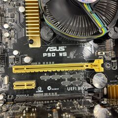 手渡しのみ ASUS P9D WS, CPU, 16GB RAM, おまけ: グラボ, HDD(3TB), Win11　NCNRの画像