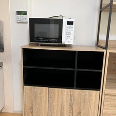 食器棚　シェルフ　大小セットの画像