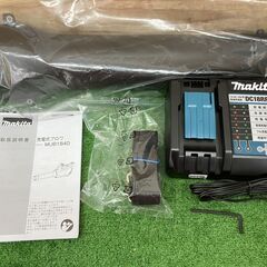 【SIW】makita マキタ MUB184DRGX 18V充電式ブロワ バッテリー2個(1個中古品)、充電器付き【未使用品】の画像