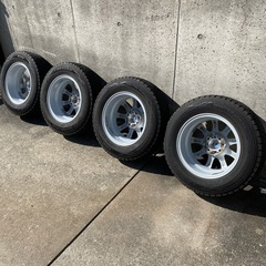 スタッドレス185/70Ｒ14タイヤホイール4本セット中古引き取り限定の画像