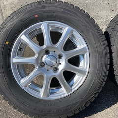 スタッドレス185/70Ｒ14タイヤホイール4本セット中古引き取り限定の画像