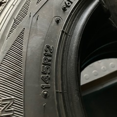 軽トラ用スタッドレスタイヤのみの画像