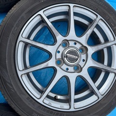 155／65／14軽自動車アルミホイールタイヤ4本セットの画像