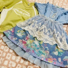 【受け渡し予定者決定
】100〜110 女児服　女の子　ディズニー　夏・冬・秋の画像