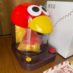 森永　チョコボール キョロクレーン缶 最新のおもちゃの缶詰　非売品プレゼント品です！の画像