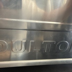 ダルトン アルミコンテナ トランク DULTON キャンプ 収納 アンティークの画像