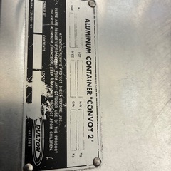 ダルトン アルミコンテナ トランク DULTON キャンプ 収納 アンティークの画像