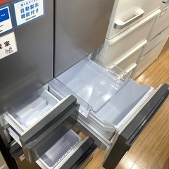 【12ヶ月保証】SHARP(シャープ) 6ドア冷蔵庫をご紹介！トレジャーファクトリーつくばの画像