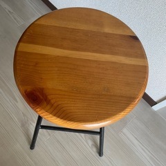 木製折りたたみスツール　　の画像