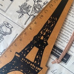 デコラ　エッフェル塔　アンティーク　パリ　フランス　定規　オブジェ　インテリア　ディスプレイ　雑貨　インテリア　ディスプレー　雑貨　の画像
