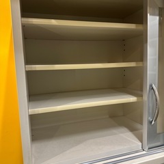 松田家具　食器棚　ヤケ、キズあり　修繕あり　の画像