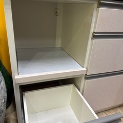 松田家具　食器棚　ヤケ、キズあり　修繕あり　の画像