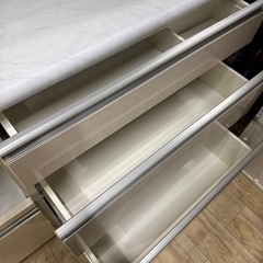 松田家具　食器棚　ヤケ、キズあり　修繕あり　の画像