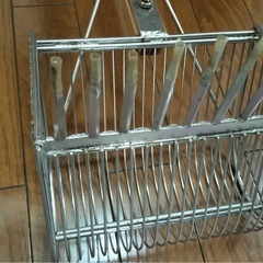 貝堀 ジョレンLL kz-3 ステンレス  爪1０ 本 潮干狩り用 貝取り ジョレン  170cmの画像