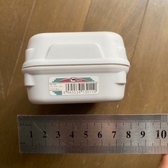 ケース　小物入れ　ヴィンテージ レトロ　アンティーク　食器　バーガー ランチボックス 当時物 弁当箱　パック　文房具入れ　男前　軽量　雑貨の画像