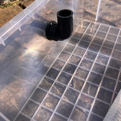 新品　メダカ用に作った容器の画像