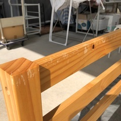 ニトリ シングルベッドフレームの画像