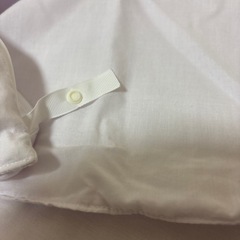 シングル　ホワイト掛け布団カバー綿【美品】の画像