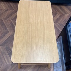 1156 折りたたみテーブル 天板に傷汚れあり 中板付属の画像