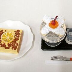 ミニチュア ケンエレファント 純喫茶のあまいもの＆トイズスピリッツ しあわせスイーツ 計6種/7個　ミニフィギュア カプセルトイ　ガチャガチャ　☆ PayPay(ペイペイ)決済可能 ☆ 札幌市 豊平区 平岸 平岸店の画像