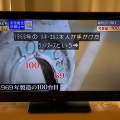 panasonic テレビ　32型　リモコン　ケーブル付きの画像