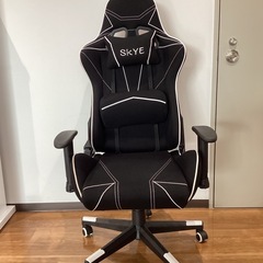 ゲーミングチェア リクライニング機能付き【町田市再生家具】　252252の画像