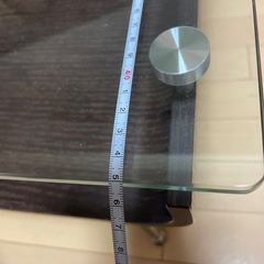 ガラス　ローテーブル　収納の画像